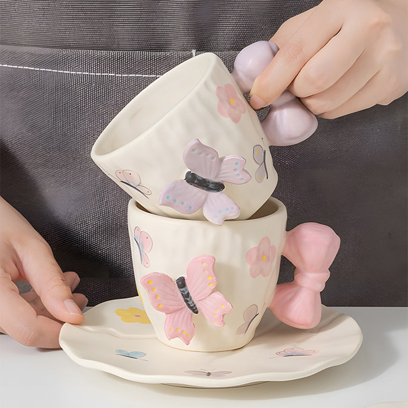 Butterfly Ceramic Cup