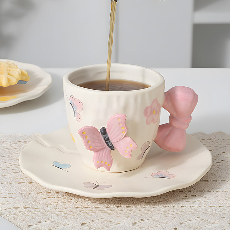 Butterfly Ceramic Cup