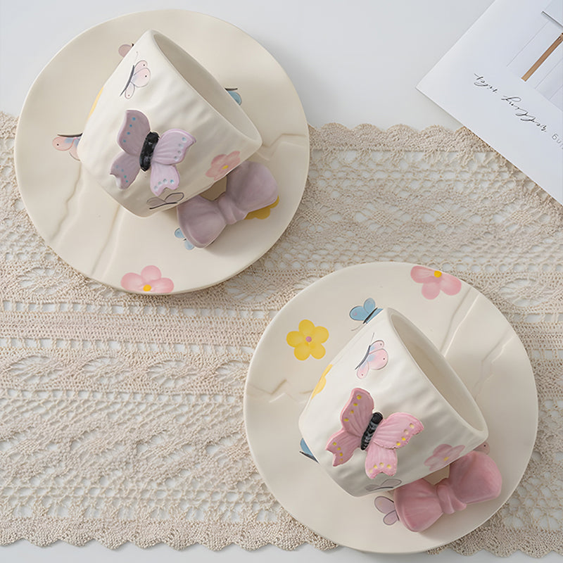 Butterfly Ceramic Cup