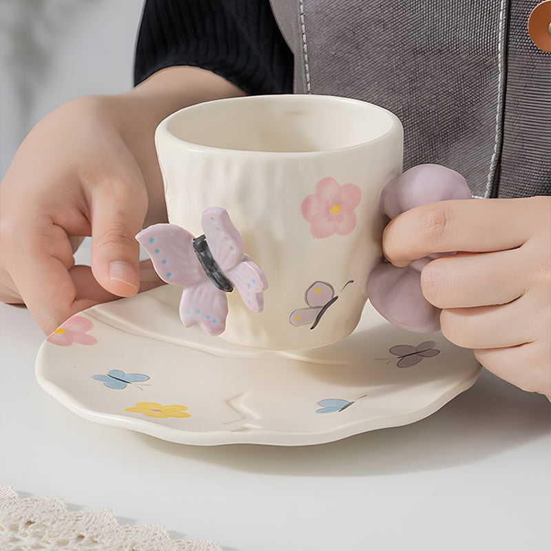 Butterfly Ceramic Cup
