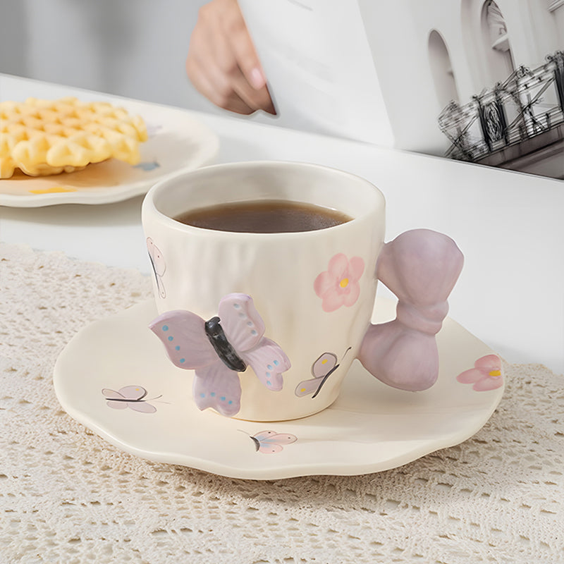 Butterfly Ceramic Cup