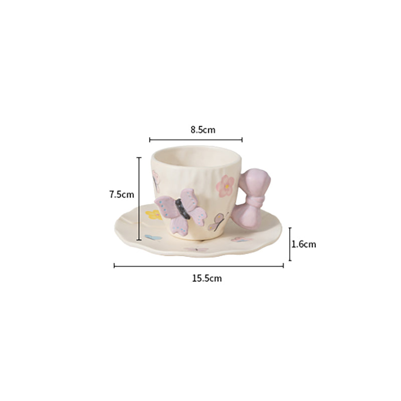 Butterfly Ceramic Cup