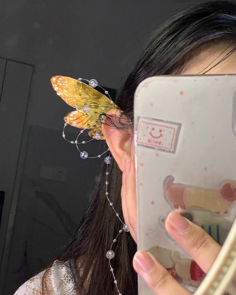 Butterfly Ear ornaments