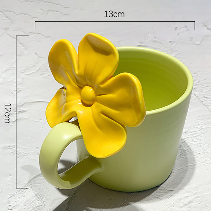 Flower Ceramic Mug