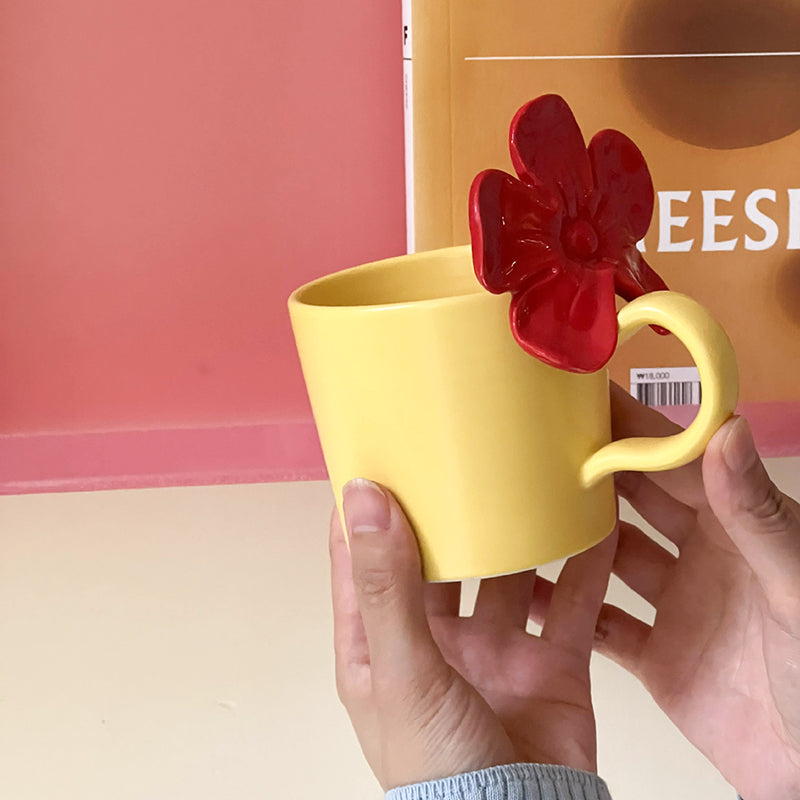 Flower Ceramic Mug