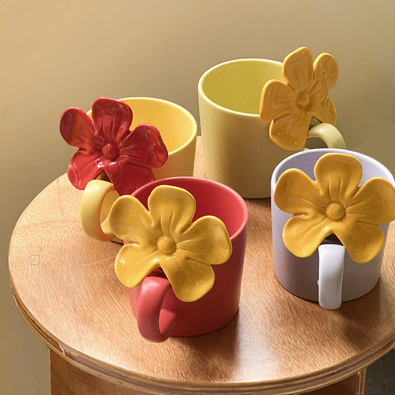 Flower Ceramic Mug