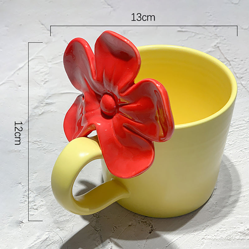 Flower Ceramic Mug