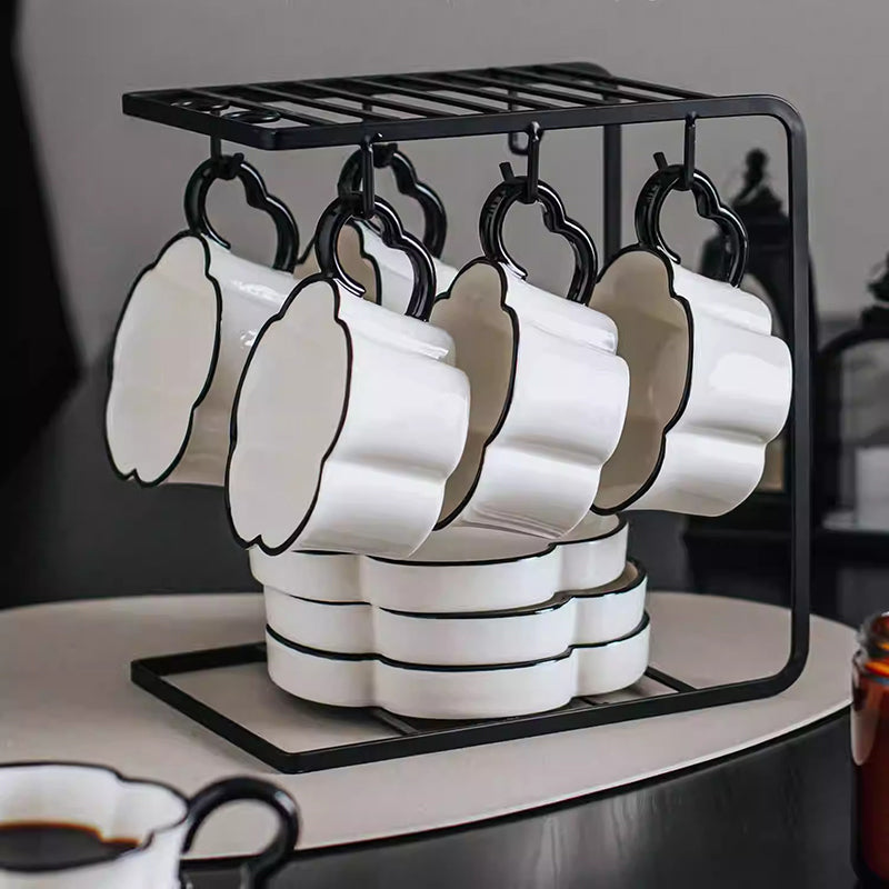Flower Shape Ceramic Cup