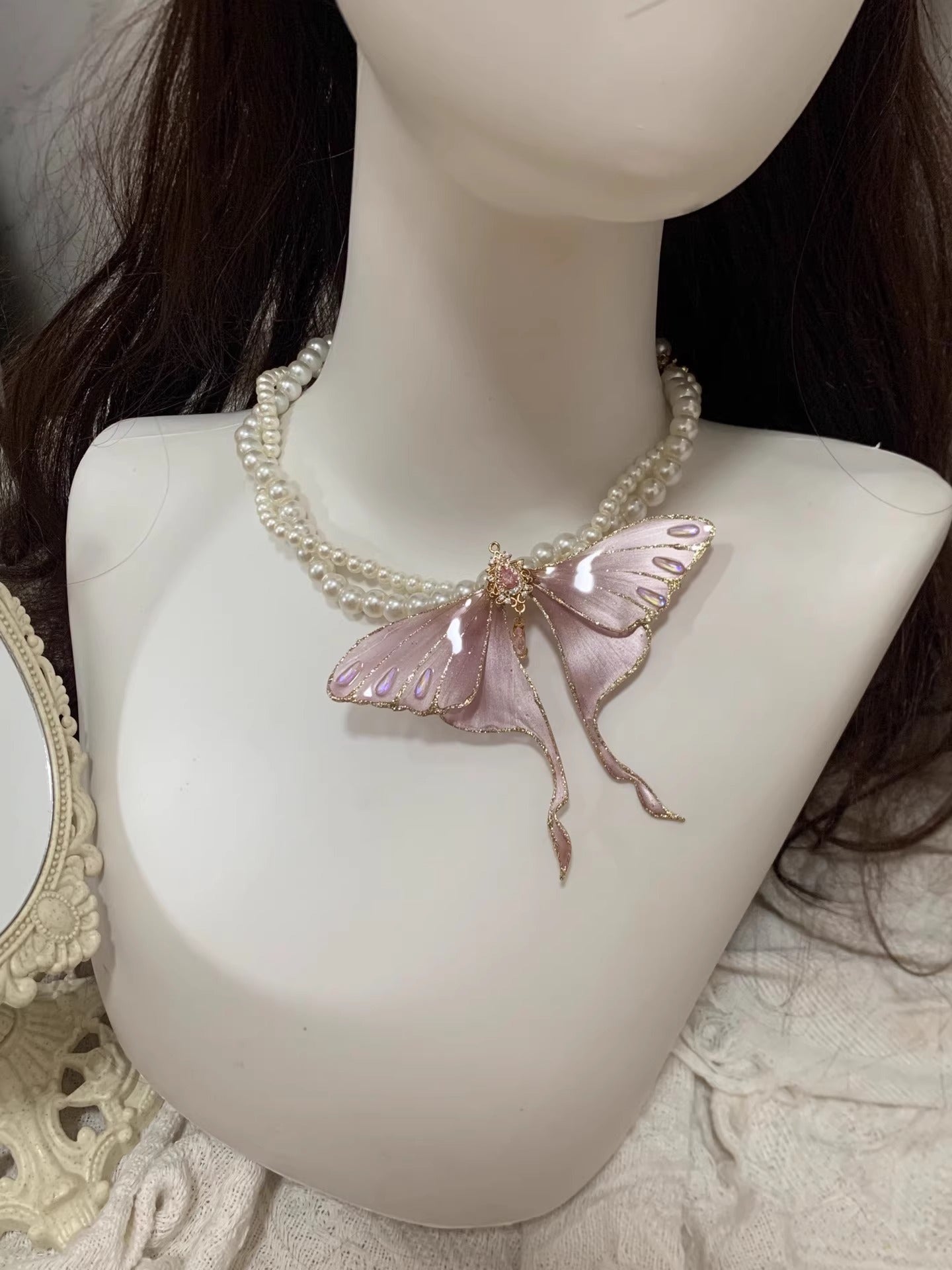 Kite Butterfly Pearl Bracelet